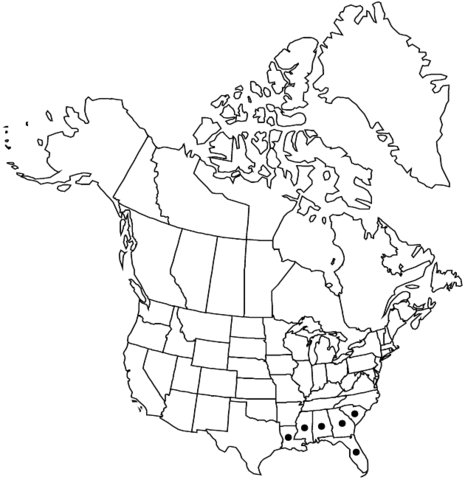 Stokesia laevis Distribution Map 2006