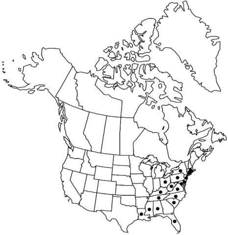 Ageratina aromatica Distribution Map 2006
